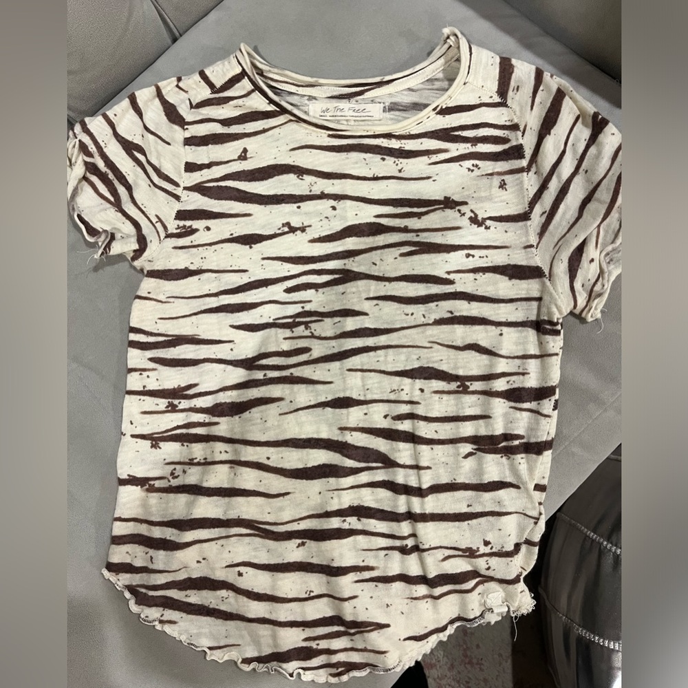 Free People Tiger Print T Shirt!